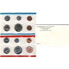 United States Mint UNC coinset 1972 P, D and S